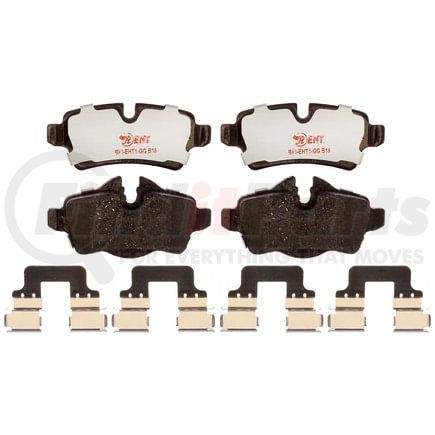 EHT1309H by RAYBESTOS - Raybestos Element3 Hybrid Brake Pad Set