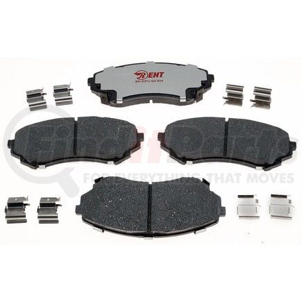 EHT1331H by RAYBESTOS - Raybestos Element3 Hybrid Brake Pad Set