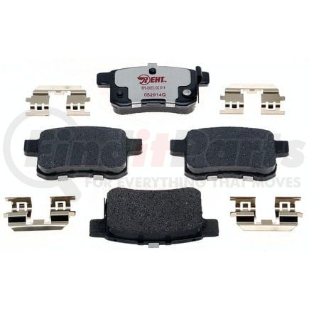 EHT1336H by RAYBESTOS - Raybestos Element3 Hybrid Brake Pad Set