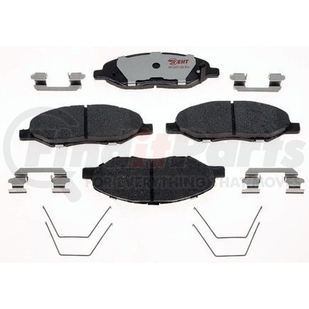 EHT1345H by RAYBESTOS - Raybestos Element3 Hybrid Brake Pad Set