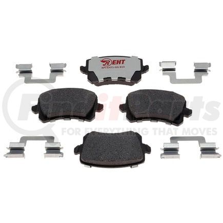 EHT1348H by RAYBESTOS - Raybestos Element3 Hybrid Brake Pad Set