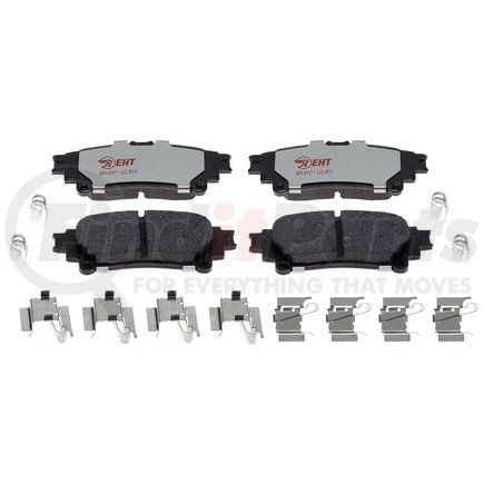 EHT1391AH by RAYBESTOS - Raybestos Element3 Hybrid Brake Pad Set