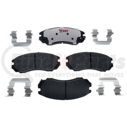 EHT1408H by RAYBESTOS - Raybestos Element3 Hybrid Brake Pad Set