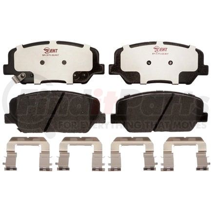 EHT1413H by RAYBESTOS - Raybestos Element3 Hybrid Brake Pad Set