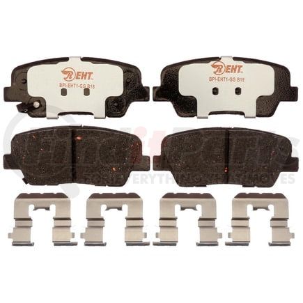 EHT1439H by RAYBESTOS - Raybestos Element3 Hybrid Brake Pad Set