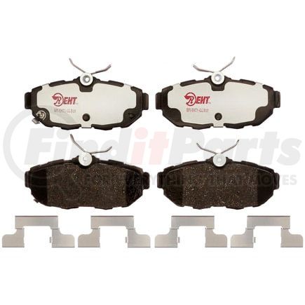 EHT1465H by RAYBESTOS - Raybestos Element3 Hybrid Brake Pad Set