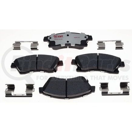 EHT1522H by RAYBESTOS - Raybestos Element3 Hybrid Brake Pad Set