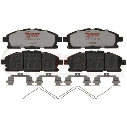 EHT1552H by RAYBESTOS - Raybestos Element3 Hybrid Brake Pad Set