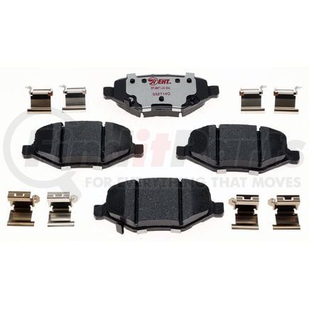 EHT1612H by RAYBESTOS - Raybestos Element3 Hybrid Brake Pad Set