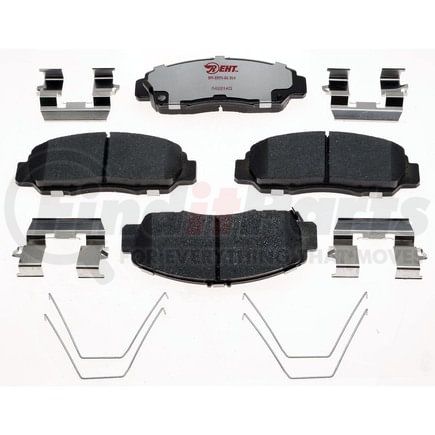 EHT1608H by RAYBESTOS - Raybestos Element3 Hybrid Brake Pad Set