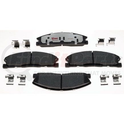 EHT1611H by RAYBESTOS - Raybestos Element3 Hybrid Brake Pad Set