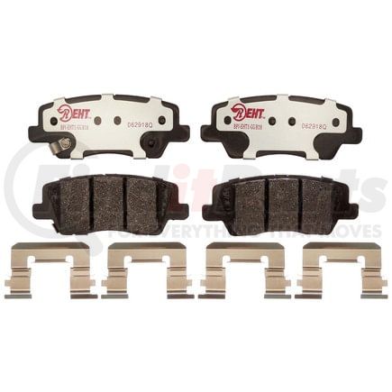 EHT1659H by RAYBESTOS - Raybestos Element3 Hybrid Brake Pad Set