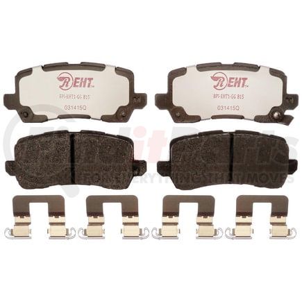 EHT1698H by RAYBESTOS - Raybestos Element3 Hybrid Brake Pad Set