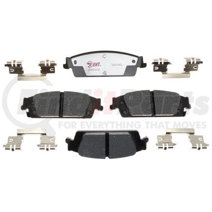 EHT1707H by RAYBESTOS - Raybestos Element3 Hybrid Brake Pad Set