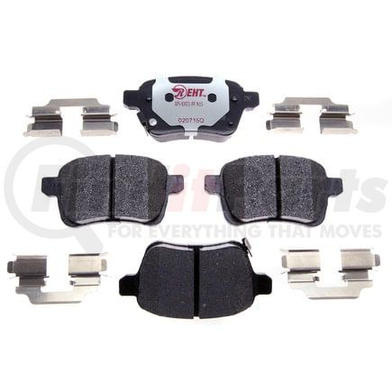Raybestos EHT1722H Disc Brake Pad Set Raybestos Element3 Hybrid Brake Pad Set