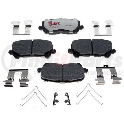 EHT1724H by RAYBESTOS - Raybestos Element3 Hybrid Brake Pad Set