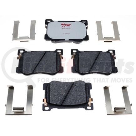 EHT1799H by RAYBESTOS - Raybestos Element3 Hybrid Brake Pad Set