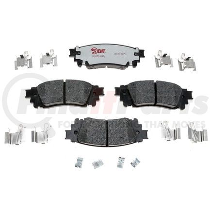 EHT1805H by RAYBESTOS - Raybestos Element3 Hybrid Brake Pad Set