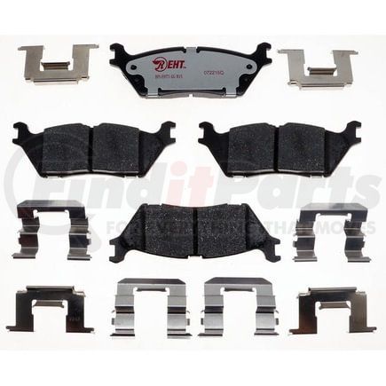 EHT1790H by RAYBESTOS - Raybestos Element3 Hybrid Brake Pad Set