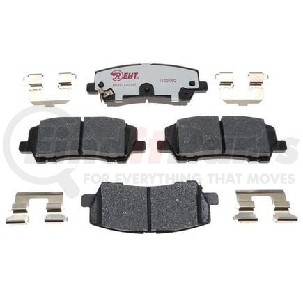 EHT1793AH by RAYBESTOS - Raybestos Element3 Hybrid Brake Pad Set