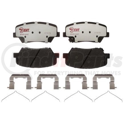 EHT1815H by RAYBESTOS - Raybestos Element3 Hybrid Brake Pad Set
