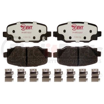 EHT1809H by RAYBESTOS - Raybestos Element3 Hybrid Brake Pad Set