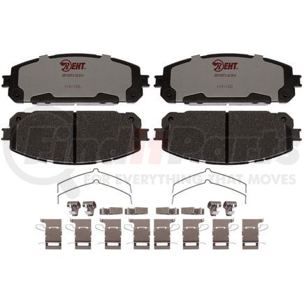 EHT1843H by RAYBESTOS - Raybestos Element3 Hybrid Brake Pad Set