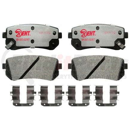 EHT1829H by RAYBESTOS - Raybestos Element3 Hybrid Brake Pad Set