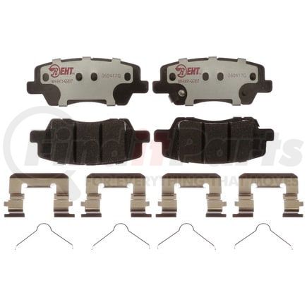 EHT1839H by RAYBESTOS - Raybestos Element3 Hybrid Brake Pad Set