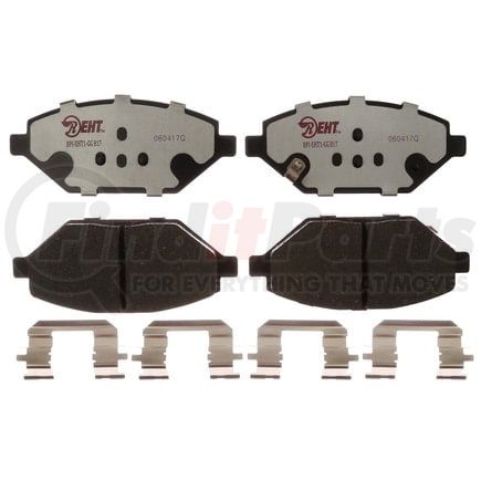 EHT1864AH by RAYBESTOS - Raybestos Element3 Hybrid Brake Pad Set