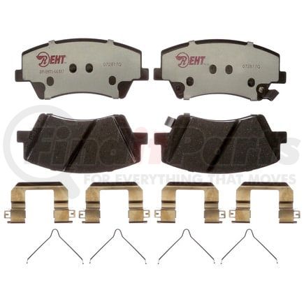 EHT1912H by RAYBESTOS - Raybestos Element3 Hybrid Brake Pad Set