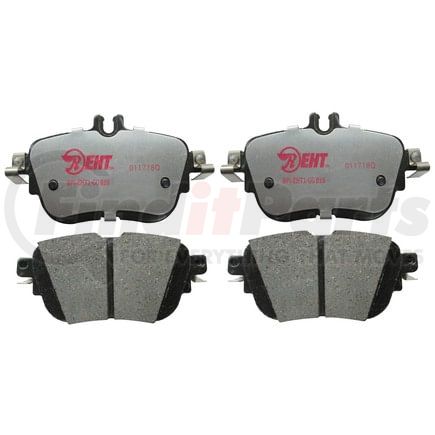 EHT1936 by RAYBESTOS - Raybestos Element3 Hybrid Brake Pad Set