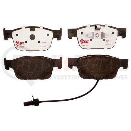 EHT1953 by RAYBESTOS - Raybestos Element3 Hybrid Brake Pad Set