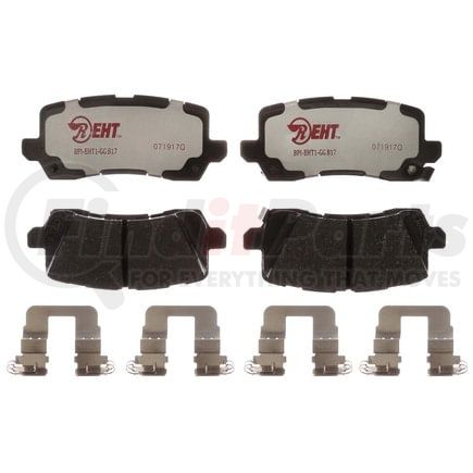 Raybestos EHT1954H Disc Brake Pad Set Raybestos Element3 Hybrid Brake Pad Set