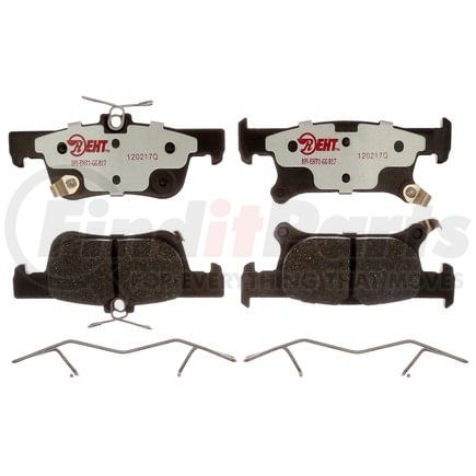 EHT2025H by RAYBESTOS - Raybestos Element3 Hybrid Brake Pad Set