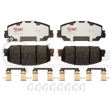 EHT2036H by RAYBESTOS - Raybestos Element3 Hybrid Brake Pad Set