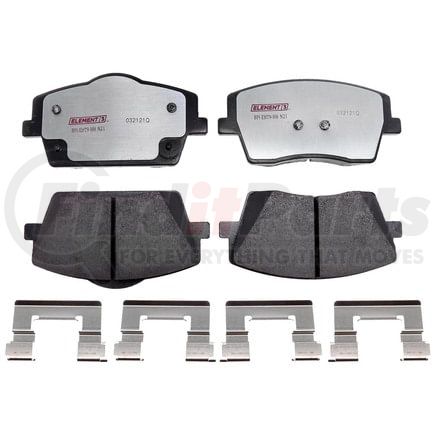 EHT2137H by RAYBESTOS - Raybestos Element3 Hybrid Brake Pad Set