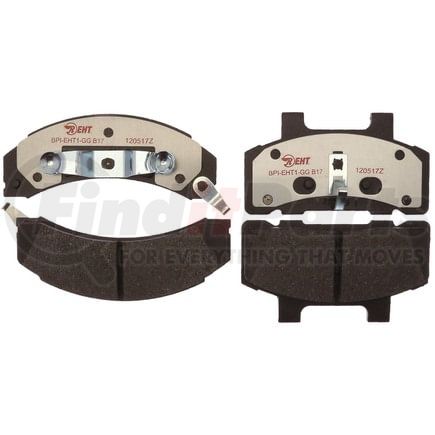 EHT215 by RAYBESTOS - Raybestos Element3 Hybrid Brake Pad Set