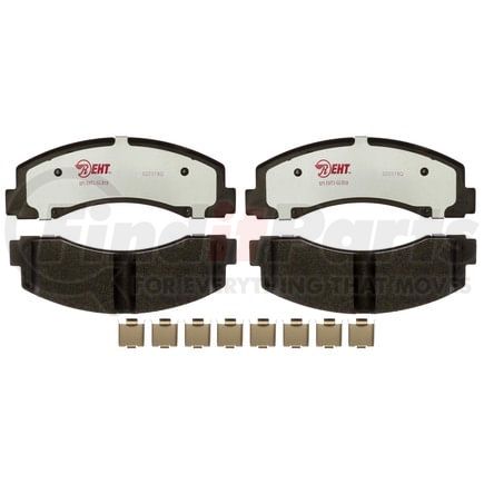 EHT2087H by RAYBESTOS - Raybestos Element3 Hybrid Brake Pad Set