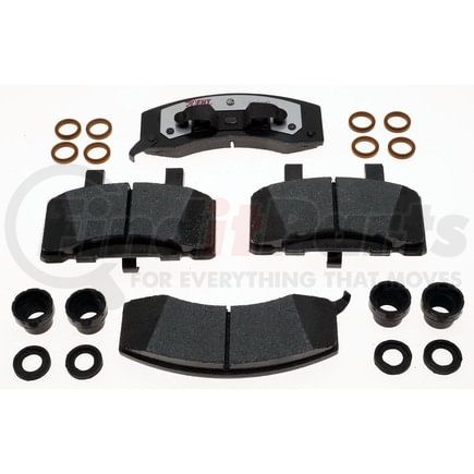 EHT370H by RAYBESTOS - Raybestos Element3 Hybrid Brake Pad Set