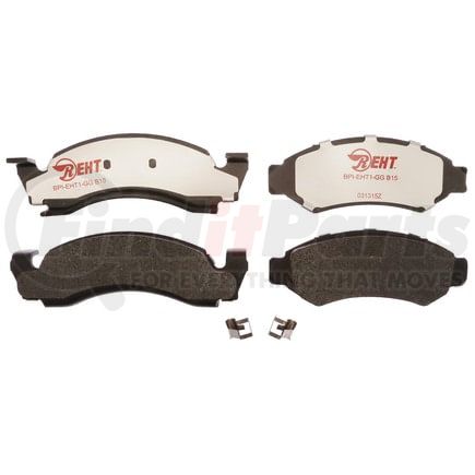 EHT375H by RAYBESTOS - Raybestos Element3 Hybrid Brake Pad Set