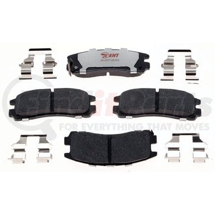 EHT383H by RAYBESTOS - Raybestos Element3 Hybrid Brake Pad Set