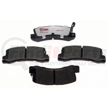 EHT325 by RAYBESTOS - Brake Parts Inc Raybestos Element3 Overstock Hybrid Disc Brake Pad Set