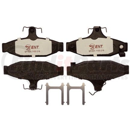 EHT413H by RAYBESTOS - Raybestos Element3 Hybrid Brake Pad Set