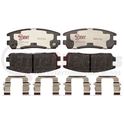 EHT580H by RAYBESTOS - Raybestos Element3 Hybrid Brake Pad Set