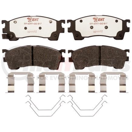 EHT637H by RAYBESTOS - Raybestos Element3 Hybrid Brake Pad Set