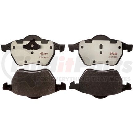 EHT687 by RAYBESTOS - Raybestos Element3 Hybrid Brake Pad Set