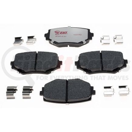 EHT680H by RAYBESTOS - Raybestos Element3 Hybrid Brake Pad Set