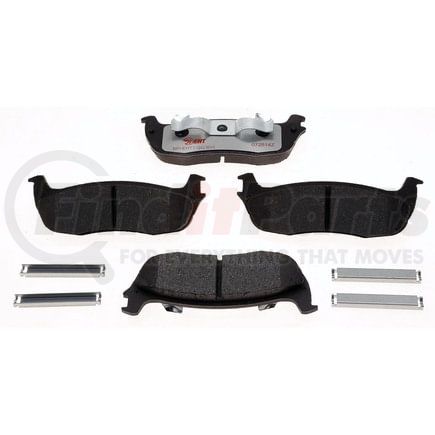 EHT711H by RAYBESTOS - Raybestos Element3 Hybrid Brake Pad Set