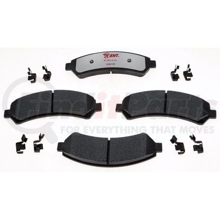 EHT726H by RAYBESTOS - Raybestos Element3 Hybrid Brake Pad Set